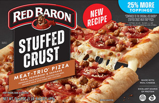 RED BARON® Stuffed Crust MEAT TRIO® Pizza